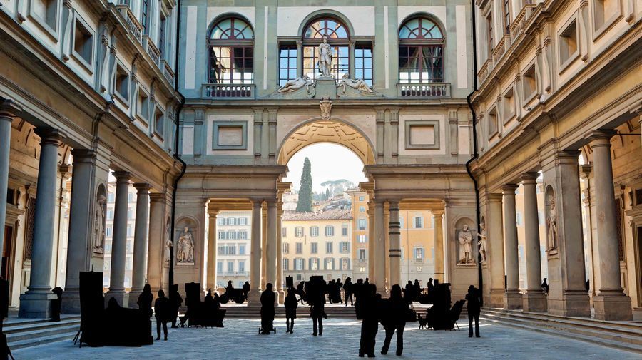 Uffizi Gallery in undefined region of undefined