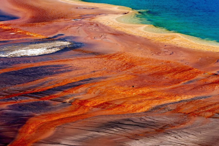 Grand Prismatic Spring in undefined region of undefined