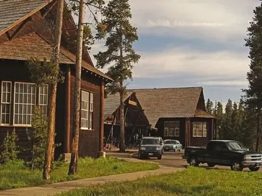 Lake Lodge Cabins in Canyon Village region of Yellowstone