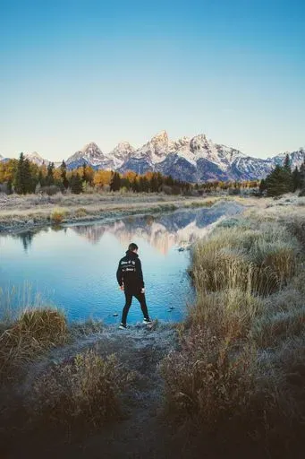 Schwabacher Landing in Grand Teton region of Yellowstone