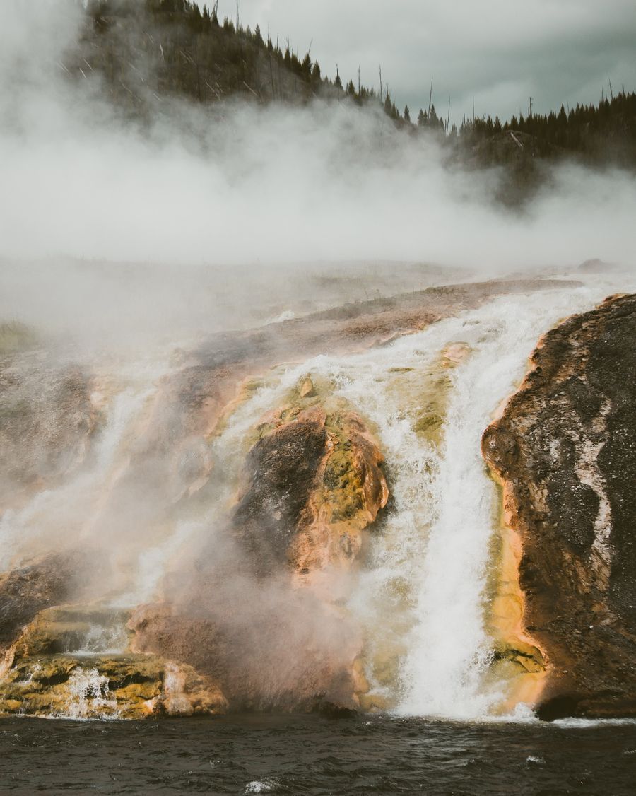 Upper Geyser Basin in undefined region of undefined