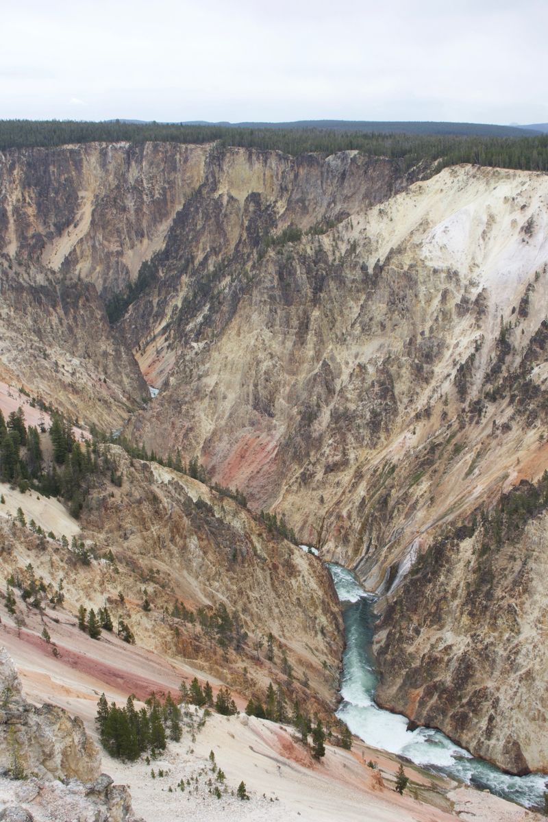 Grand Canyon Of The Yellowstone in undefined region of undefined