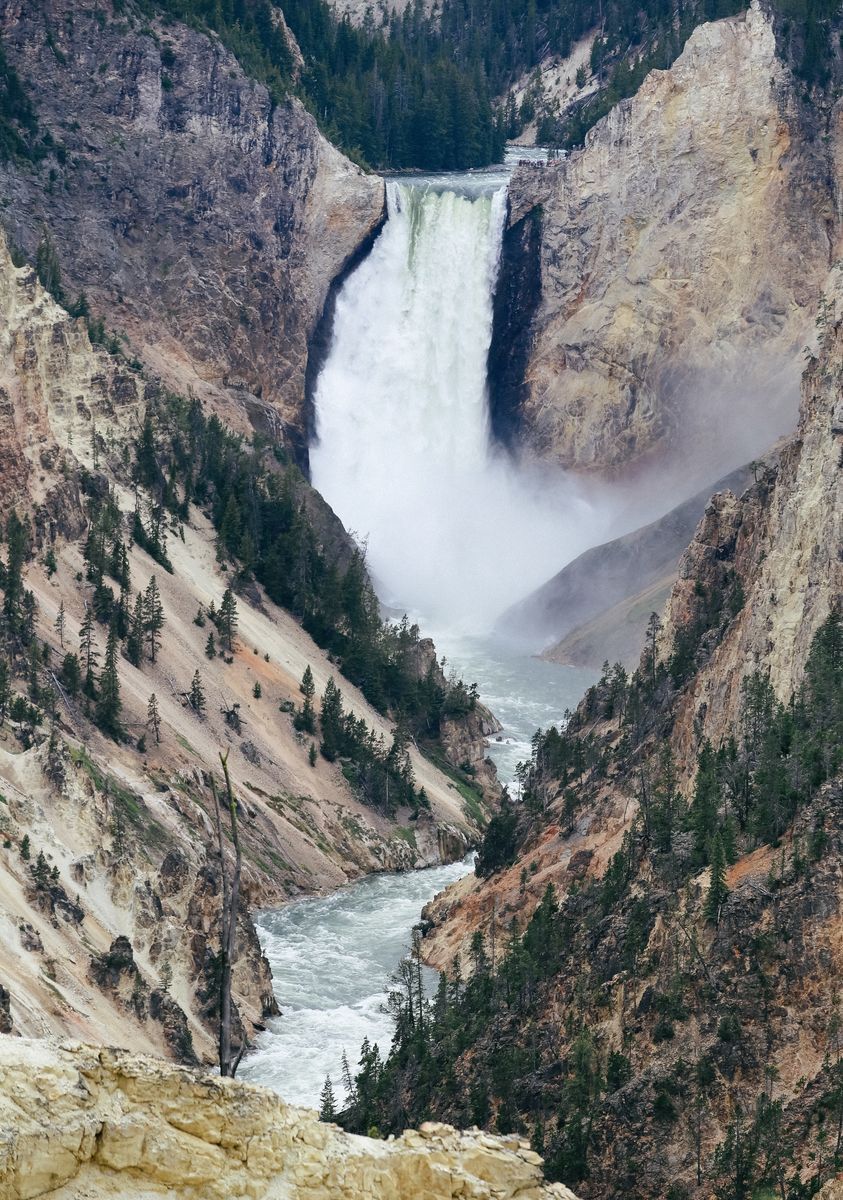 Grand Canyon Of The Yellowstone in undefined region of undefined