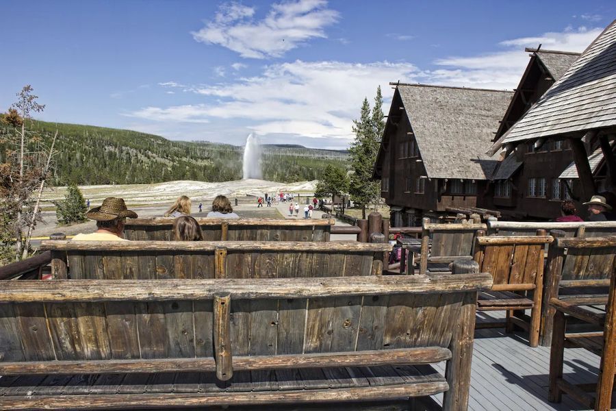 Old Faithful Inn in undefined region of undefined