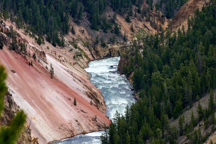 Grand Canyon Of The Yellowstone in undefined region of undefined