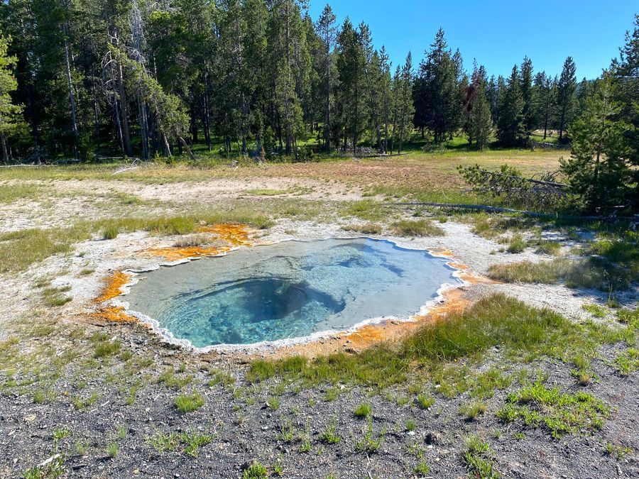 Upper Geyser Basin in undefined region of undefined