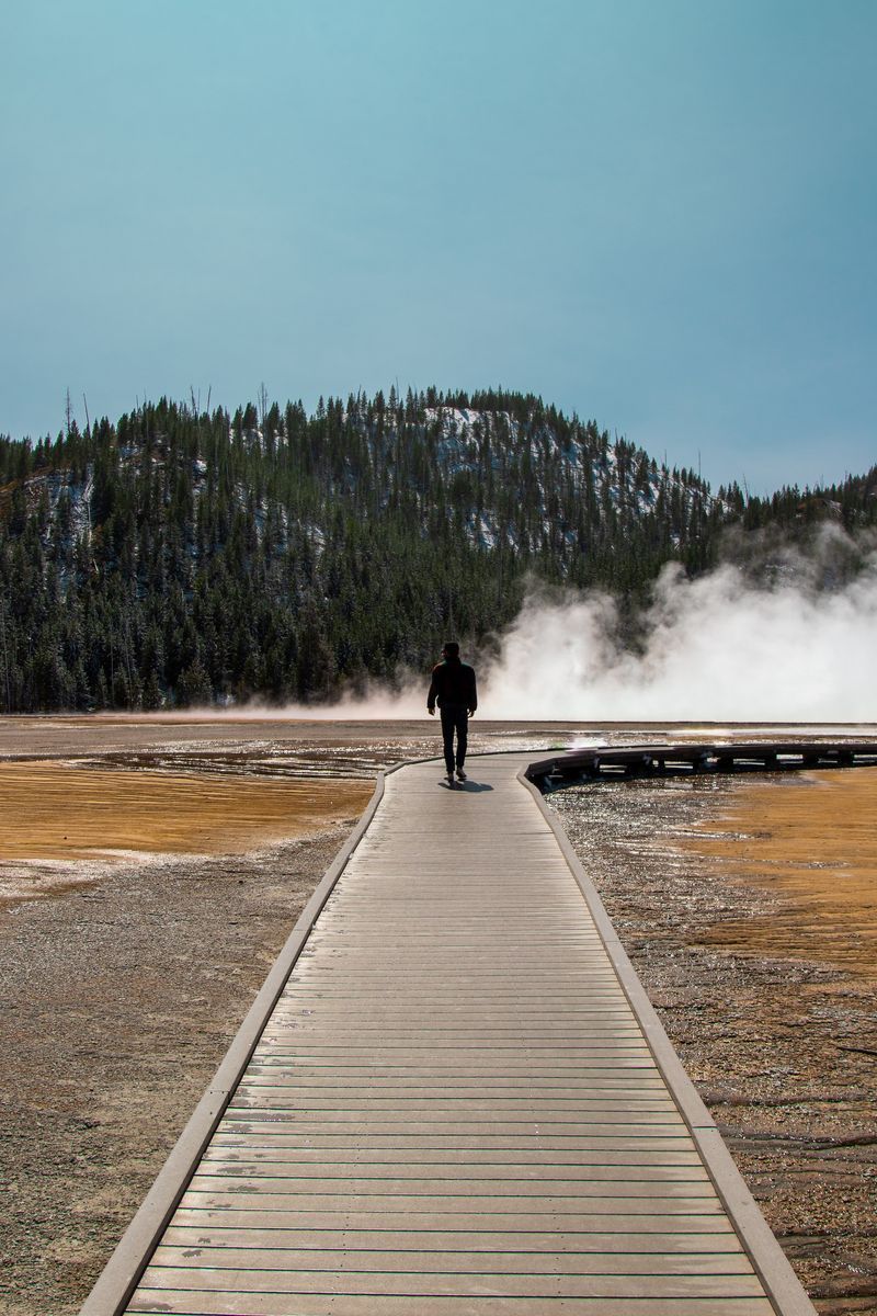 Grand Prismatic Spring in undefined region of undefined