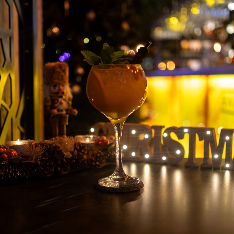 Orange & Cinnamon Spiced Gin Serve