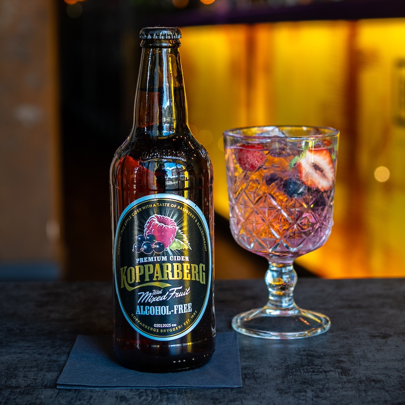 Kopparberg 0% Premium Cider Alcohol-Free, Strawberry lime (500ml)