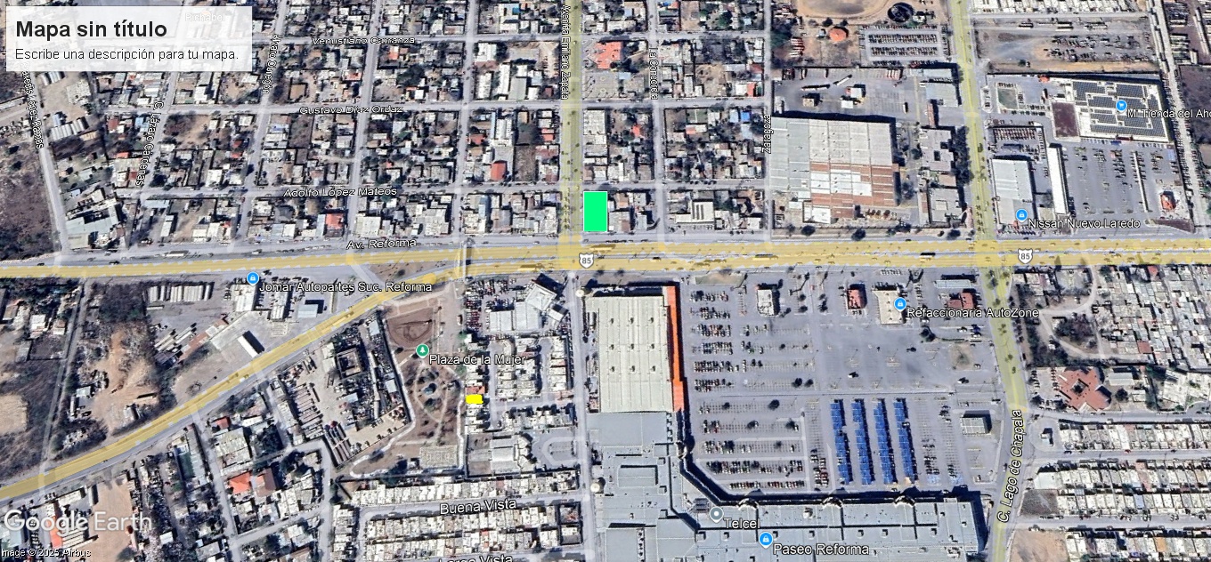 AVENIDA REFORMA ESQ. EMILIANO ZAPATA COL. CONCORDIA