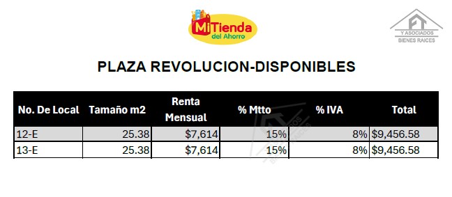 PLAZA COMERCIAL MI TIENDA REVOLUCION