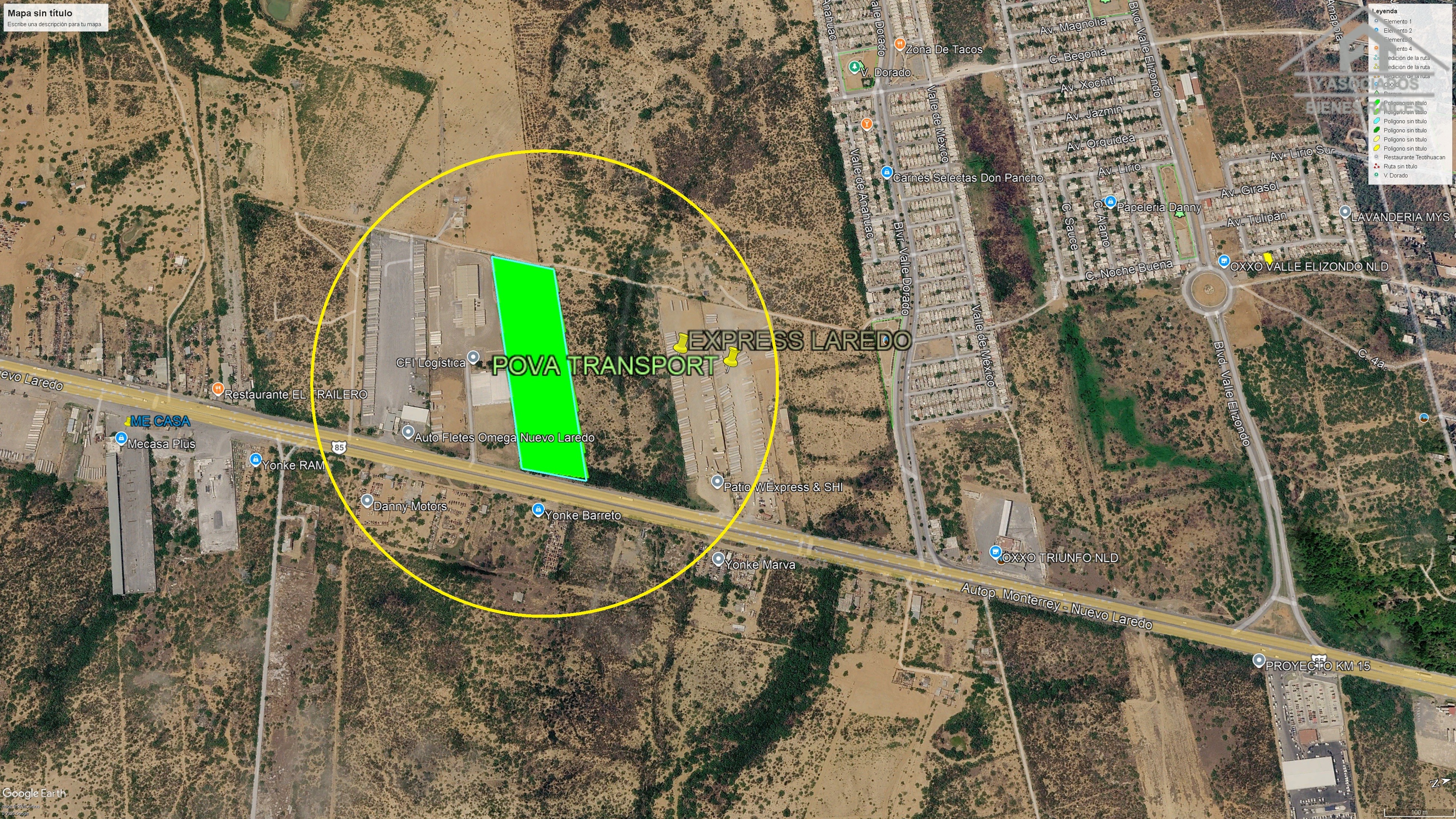 CARRETERA NACIONAL KM 15 LADO PONIENTE