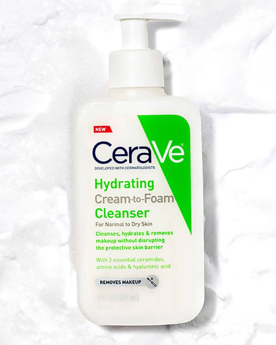 Nettoyant hydratant crème-mousse CeraVe miniature 2