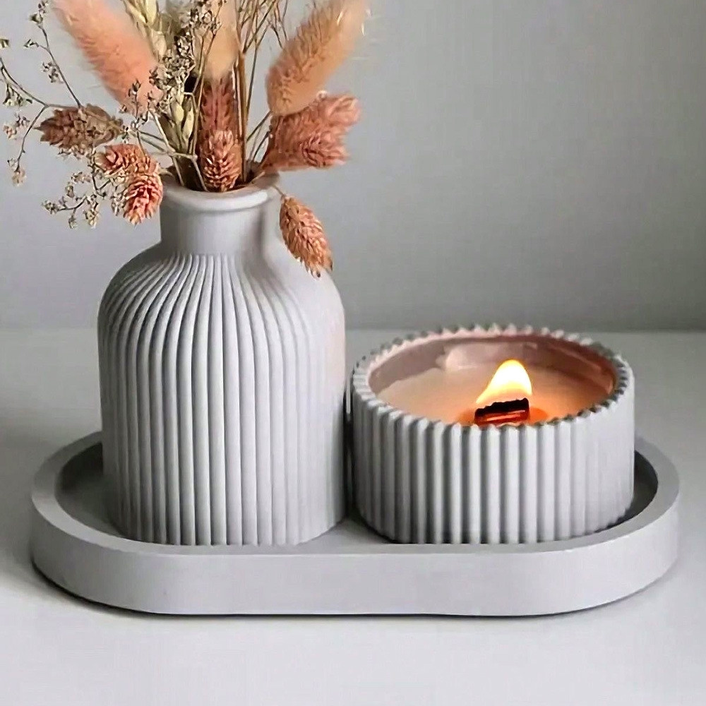 Moule en plâtre époxy cristal pour vase miniature 4