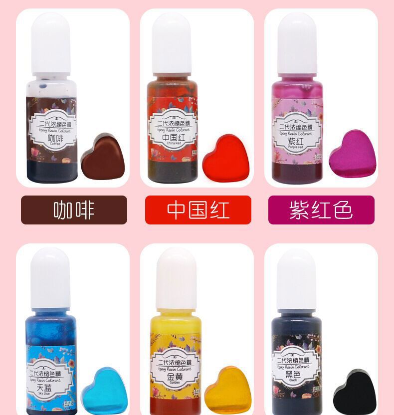 Agent colorant transparent pour résine époxy miniature 5