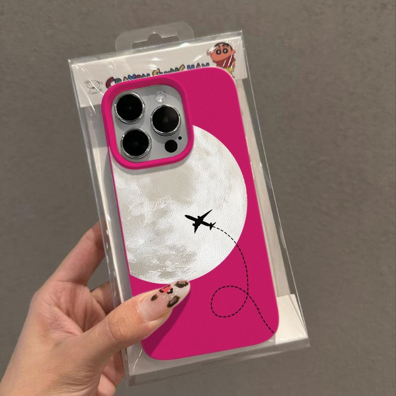 Pochette en cuir à motif tour du monde miniature 3