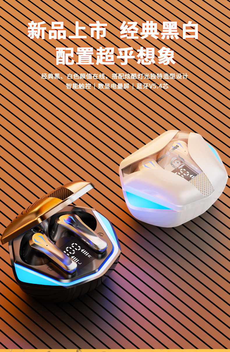 Écouteurs Bluetooth  Honor of Kings GM566 miniature 4