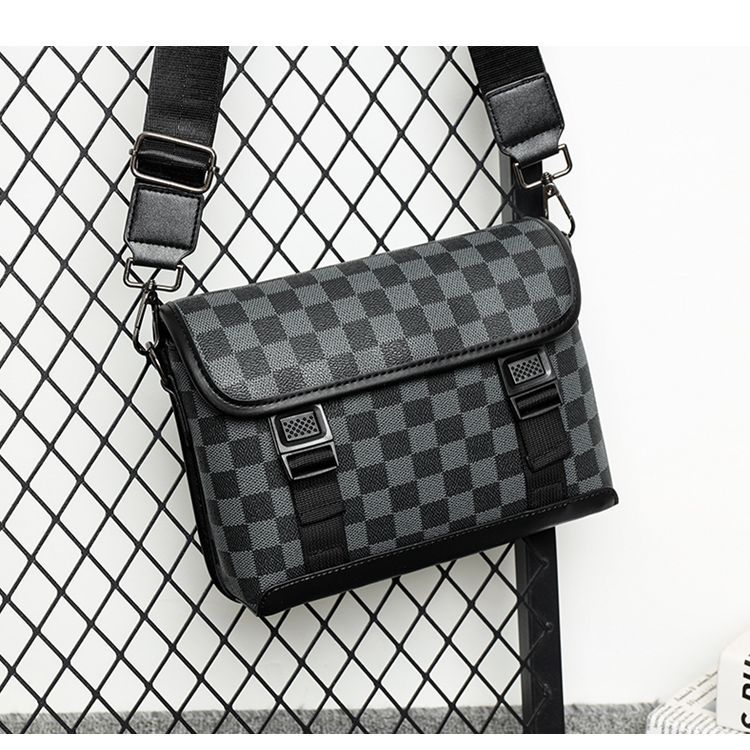 Sac bandoulière à carreaux miniature 3