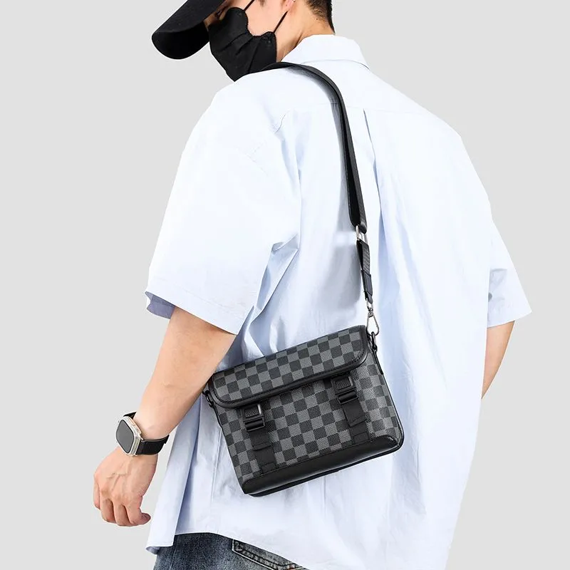 Sac bandoulière à carreaux miniature 13