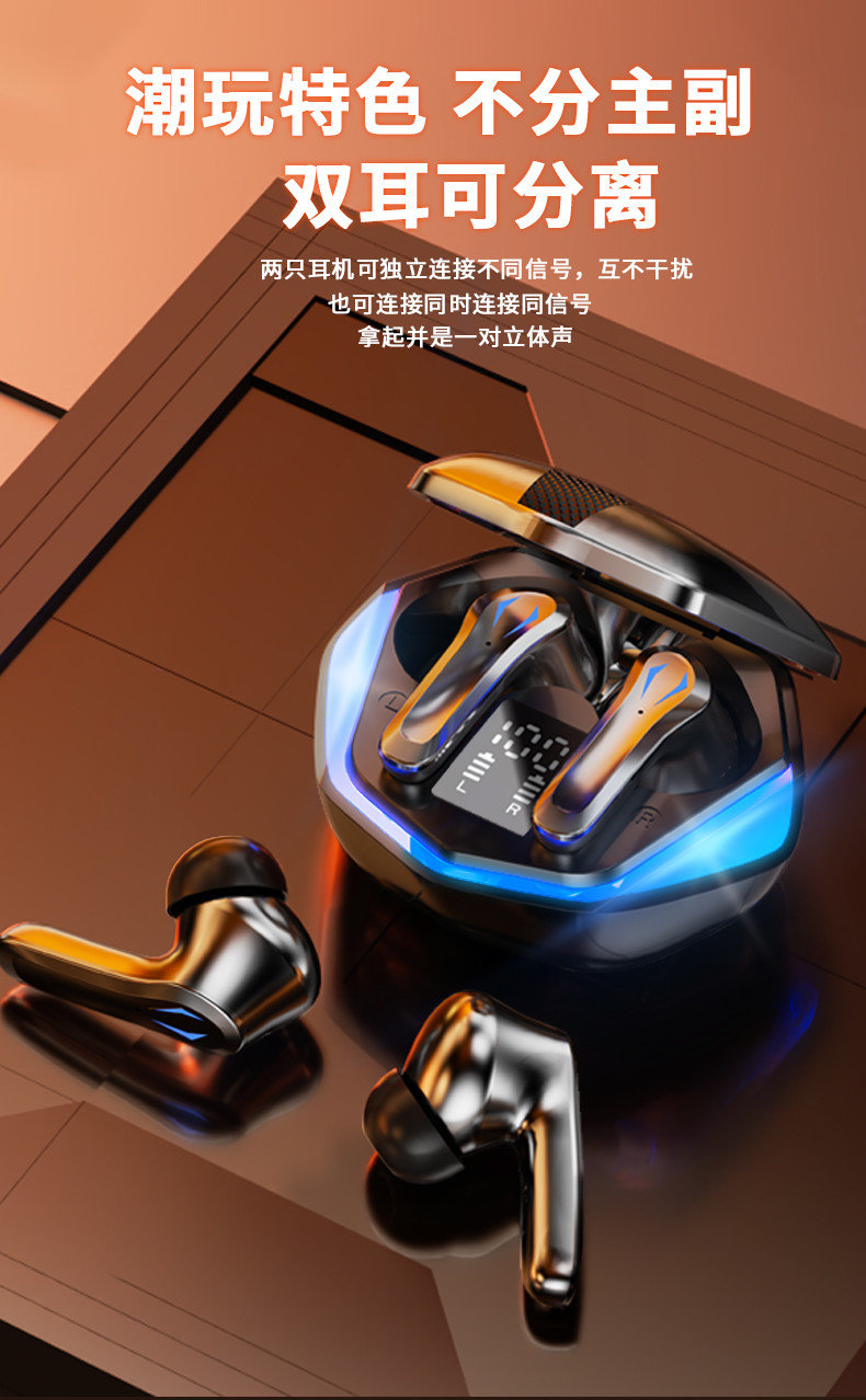 Écouteurs Bluetooth  Honor of Kings GM566 miniature 5