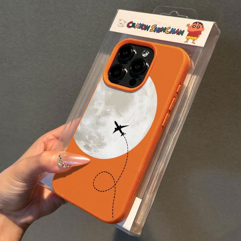 Pochette en cuir à motif tour du monde miniature 5