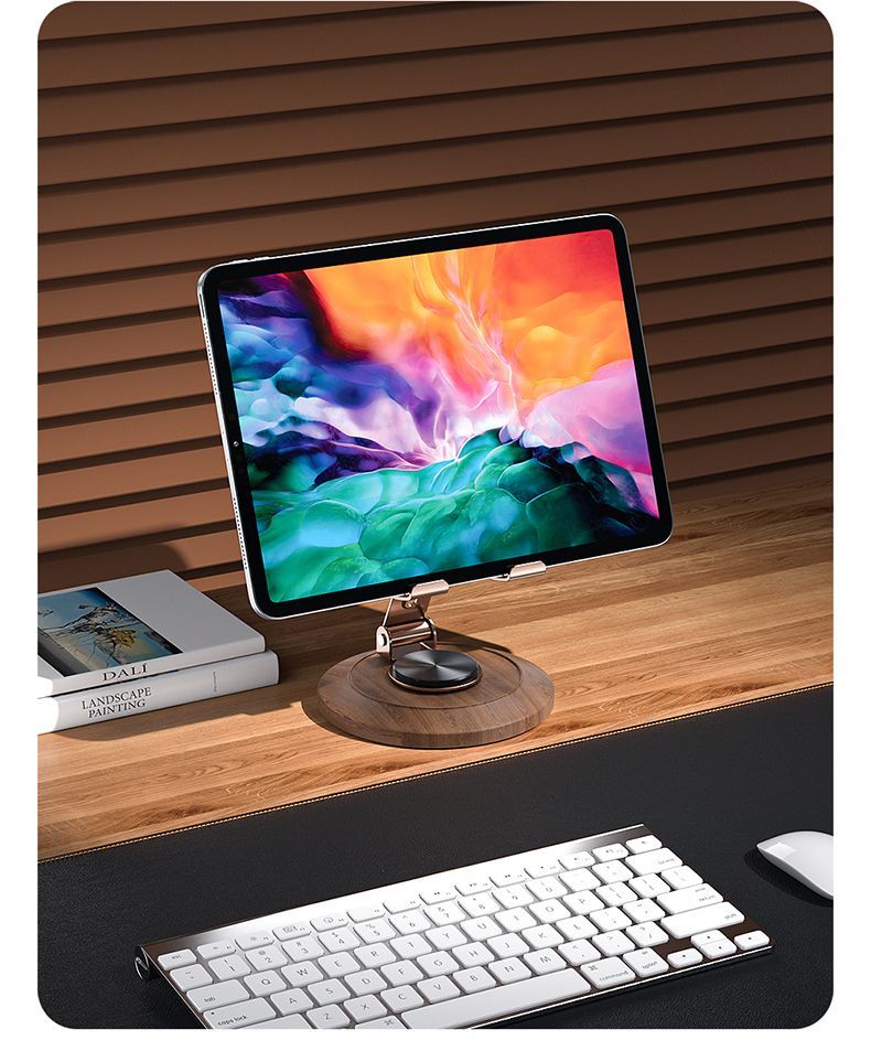 Support rotatif à 360° en bois miniature 2