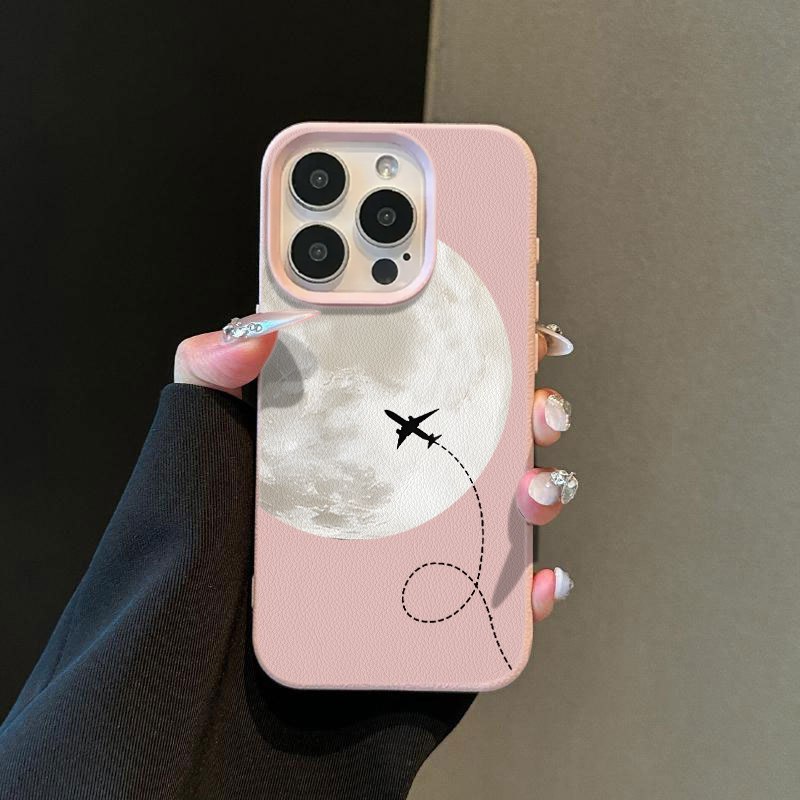 Pochette en cuir à motif tour du monde miniature 2