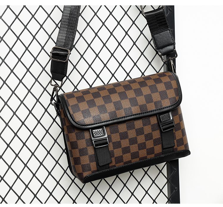 Sac bandoulière à carreaux miniature 4