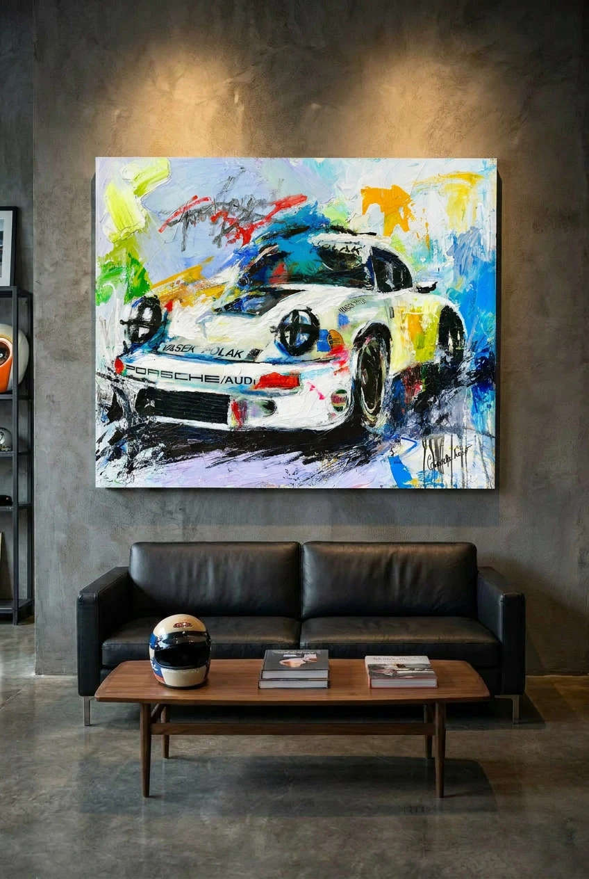 Sophisticated Automotive Art: Elevating Motorsports Passion into Luxury Interior Design