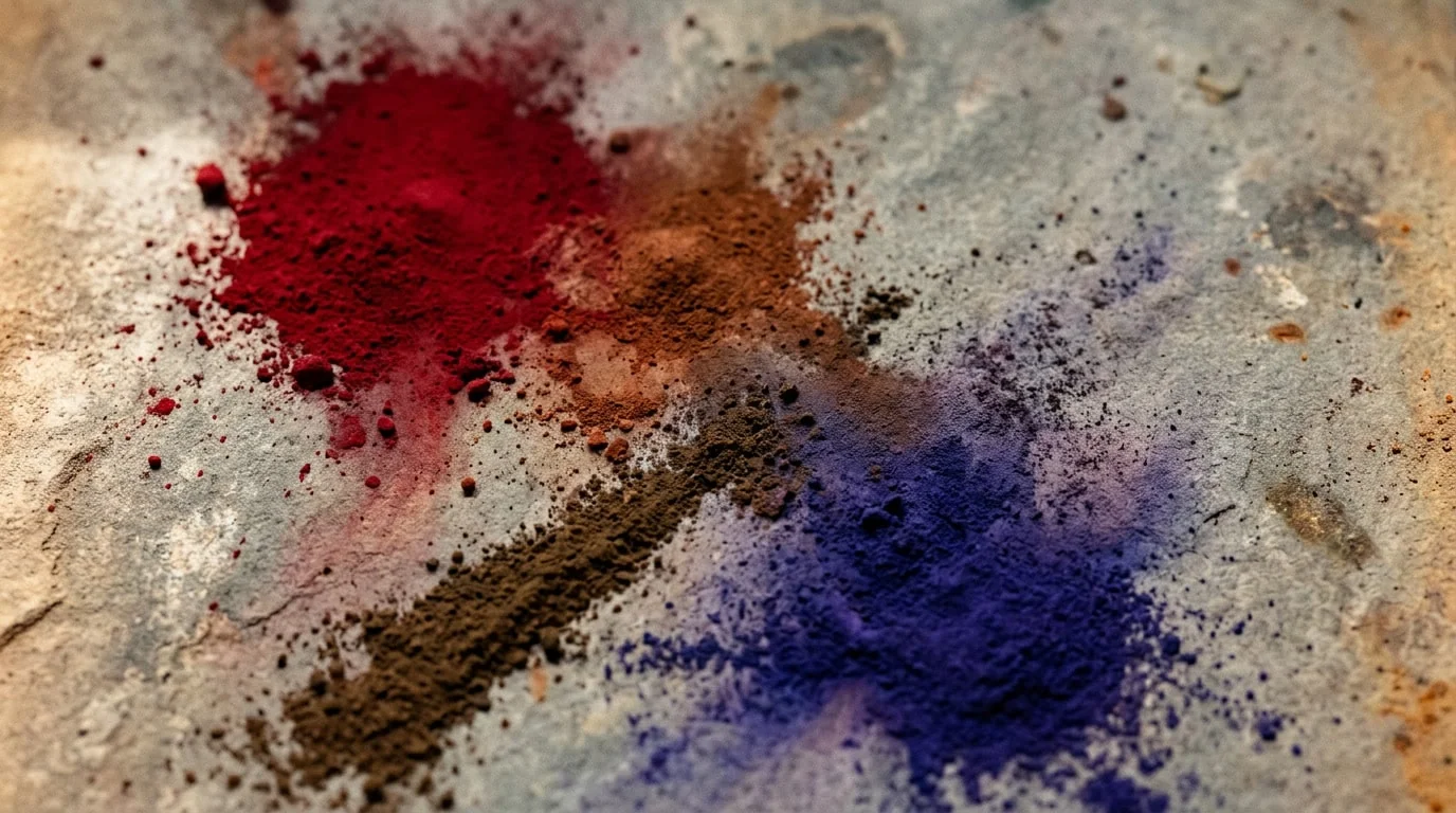 The Chromatic Unconscious: How Color Frequencies in Fine Art Bypass Rational Thought and Speak Directly to the Nervous System - Mid-Section Detail