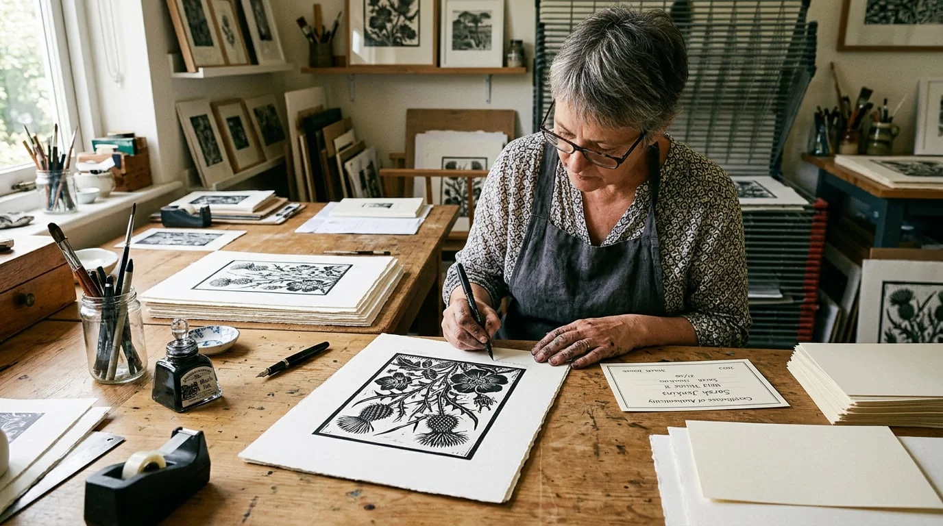 What Makes a Giclee Worth Owning: A Connoisseur's Guide to Limited Edition Fine Art Prints and How to Choose the Right One for Your Interior - Detail