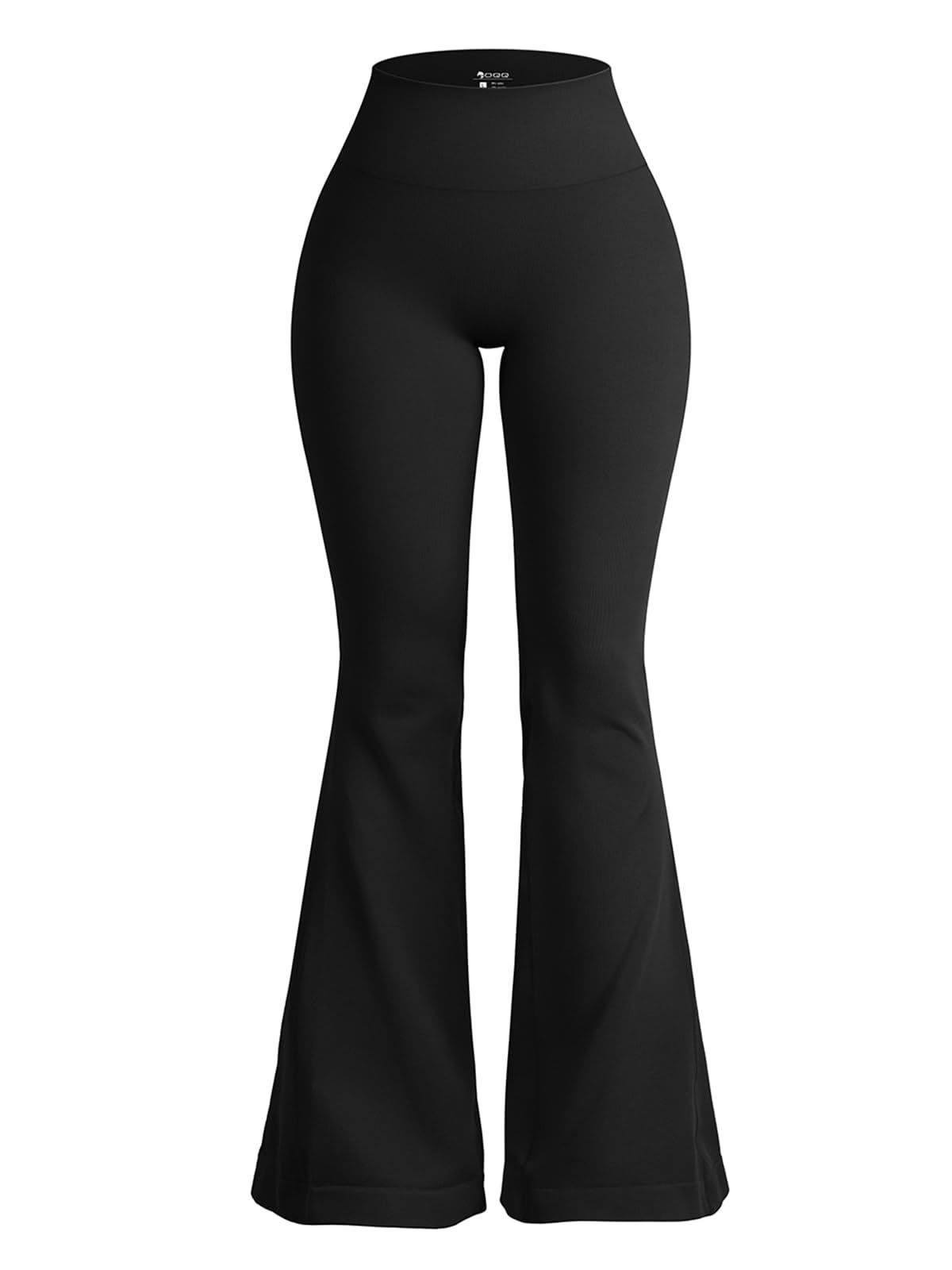 Seamless V-Waist Ribbed Flare Legging 4