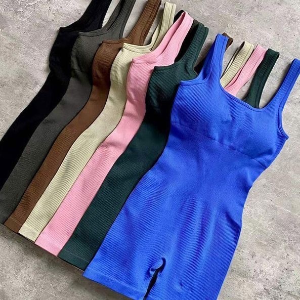 Ribbed Seamless Bodycon Romper 7