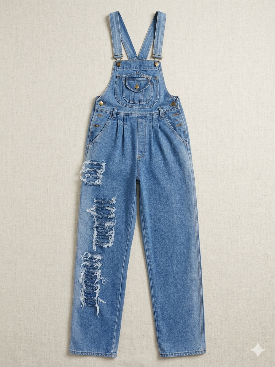  Vintage Distressed Heritage Overalls