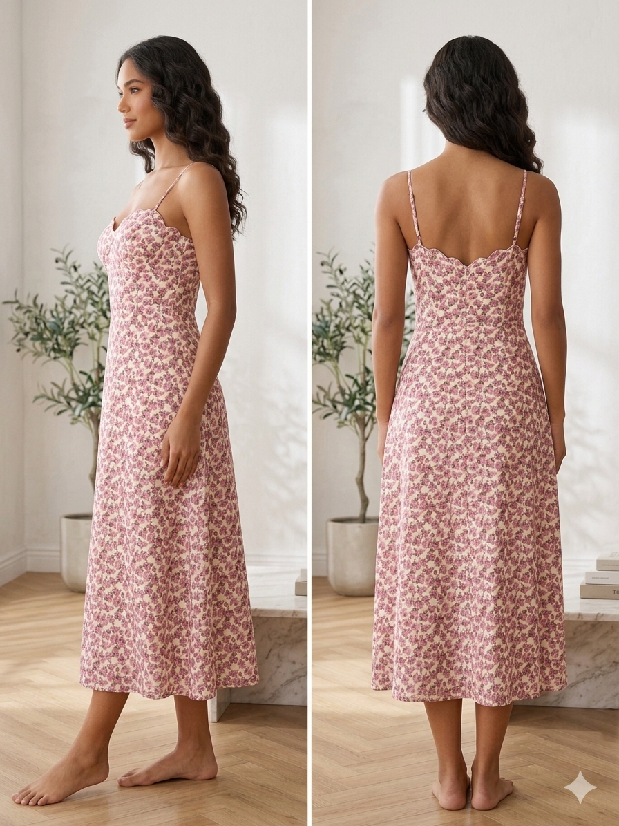 Primrose Midi Floral Sun Dress 1