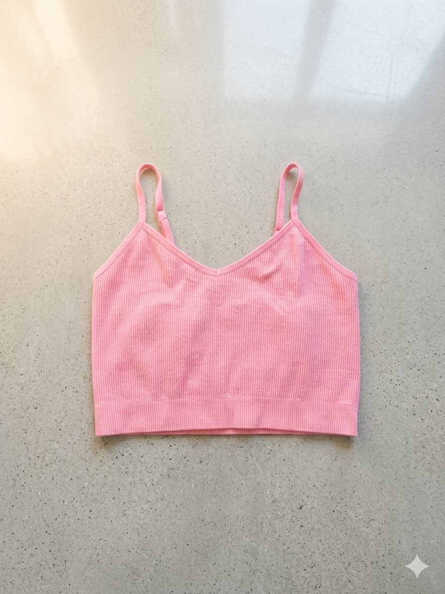 Ribbed Crop Top/  Athletic bralettes 2