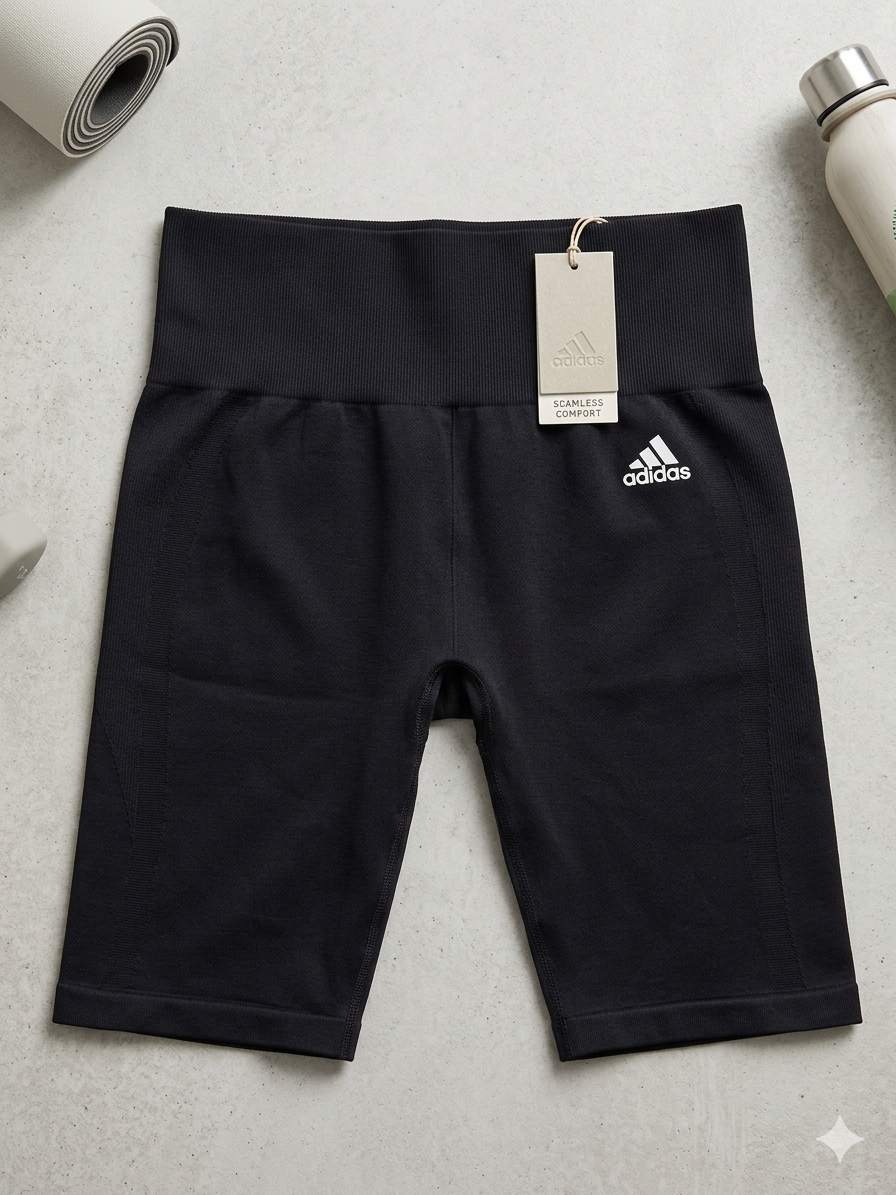 Adidas Seamless High-Rise Biker Shorts