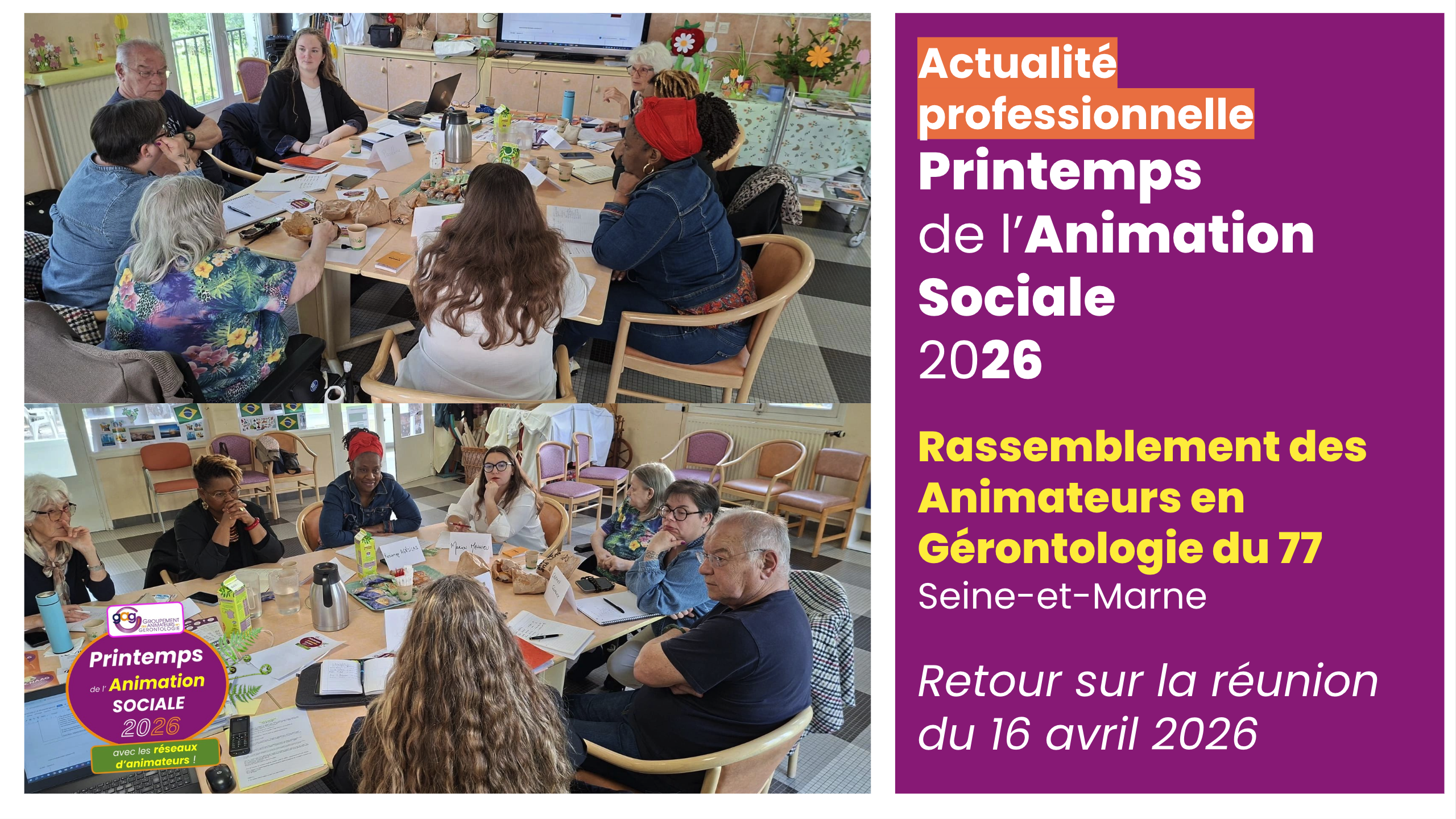 Les animatrices du RAG77 rédigent leur 1er communiqué de presse !