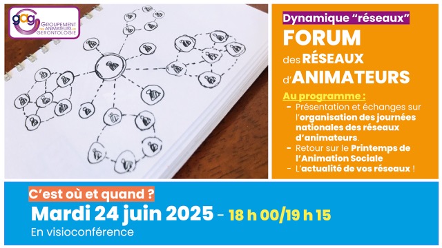 Nouveau forum des réseaux d'animateurs le 24 juin 2025 !