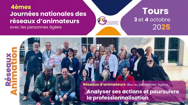 Le programme des journées nationales des réseaux d'animateurs est disponible ! 