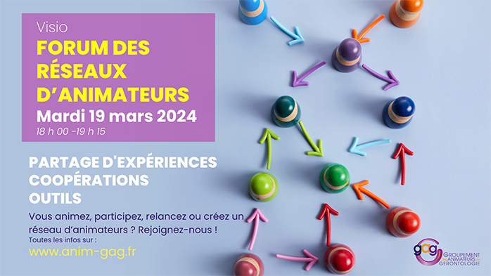 Prochaine visio "forum des réseaux d'animateurs" : mardi 19 mars 2024, 18 h 00