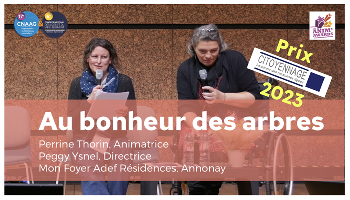 Mon Foyer Adef Résidences d'Annonay remporte le prix Anim'Awards Citoyennage 2023 ! 