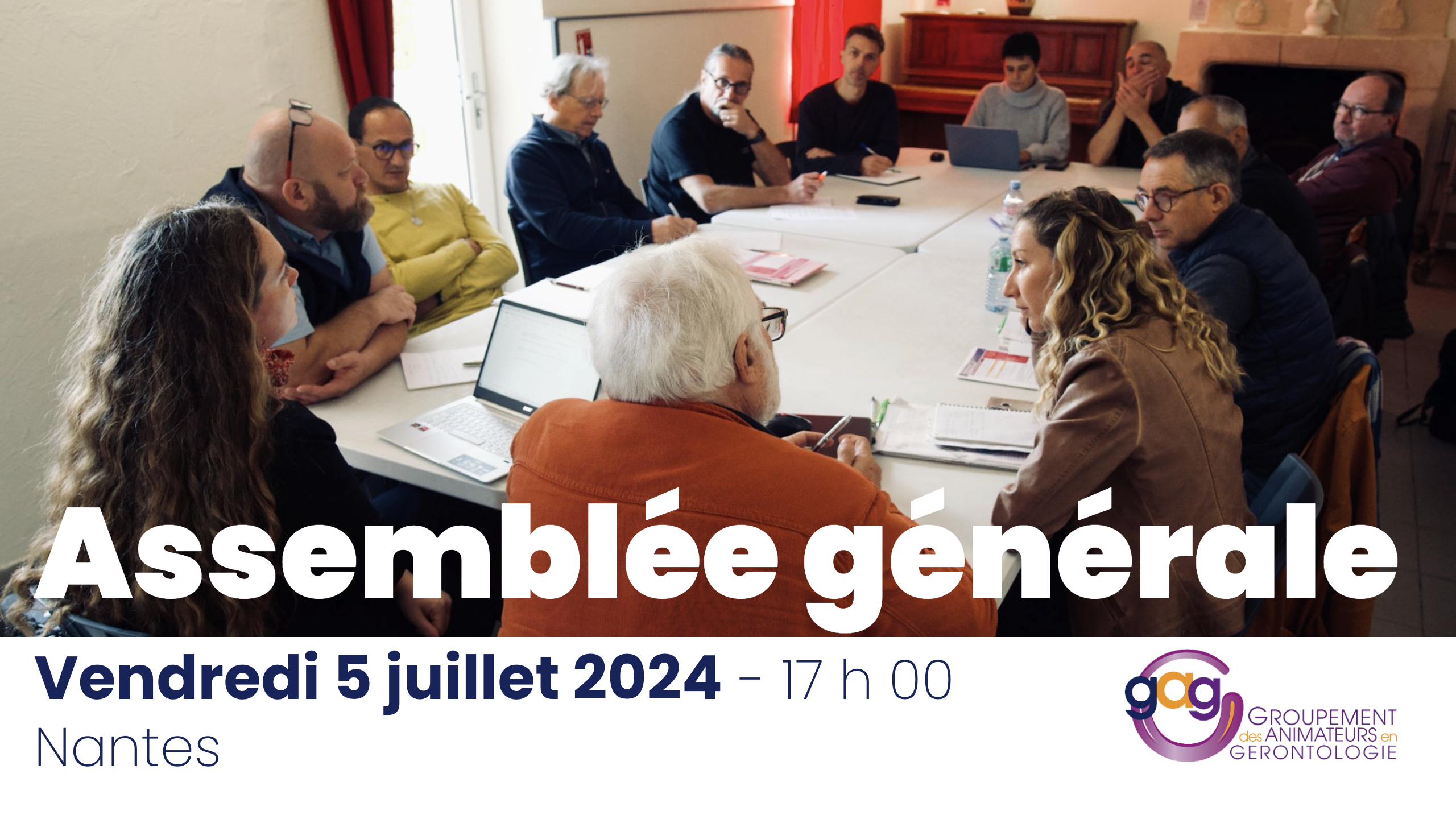 L'Assemblée Générale du GAG aura lieu le vendredi 5 juillet 2024 à 17 h 00