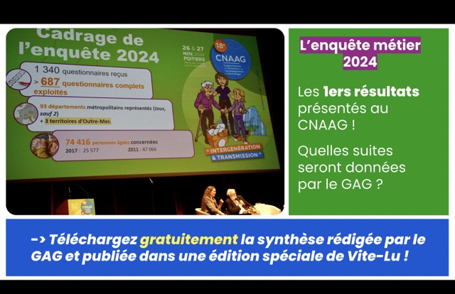 Les 1ers résultats de l'enquête métier "Animateurs et Animation".