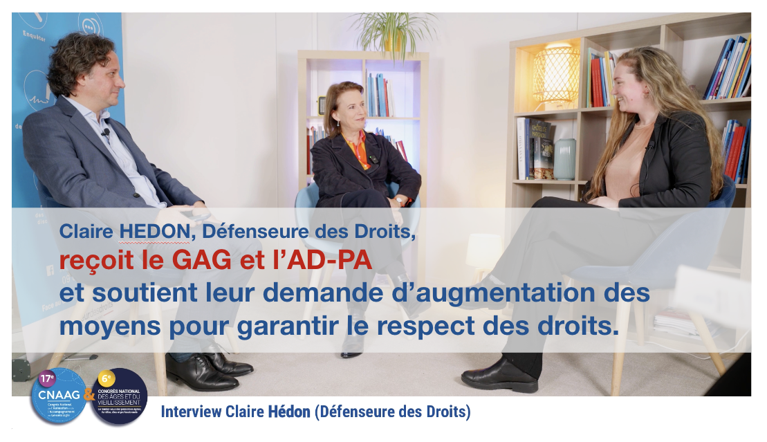 Claire Hédon, Défenseure des Droits, souligne la manque de moyens pour garantir le respect des droits des personnes âgées ! (ITW en vidéo)