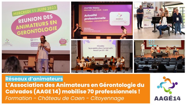Journée réseau réussie pour l'AAGE14 qui mobilise près de 70 professionnels au Château de Caen ! 