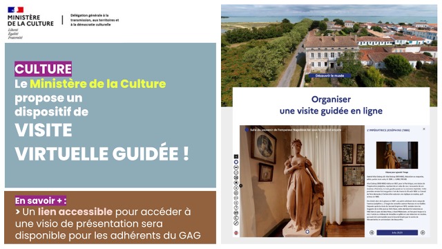 Le ministère de la Culture propose un dispositif de visite guidée virtuelle ! 