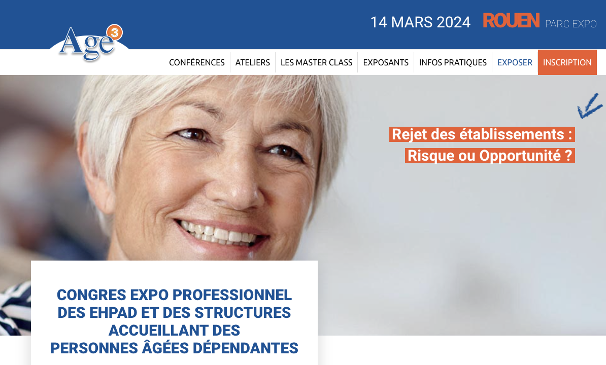 Les inscriptions pour AGE3 Rouen (14 mars 2024) sont ouvertes ! Le GAG ne sera pas seul...