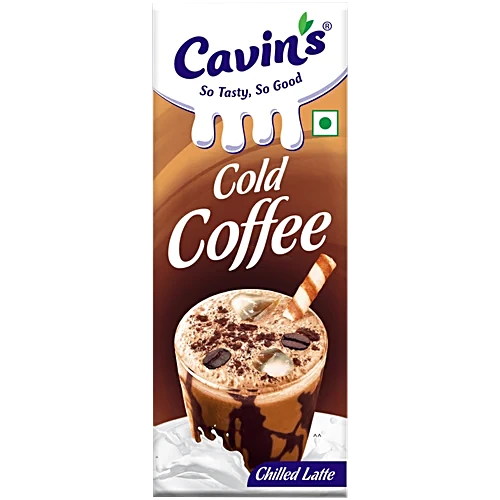 Cavins Cold Coffee - Immunity Booster, Chilled Latte, 200 ml