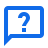 Blue icon featuring a speech bubble with a question mark inside. Clicking this icon redirects the user to a support page for Google AdSense, providing answers and assistance related to AdSense inquiries. The design symbolizes help and support, making it suitable for directing users to the specified support link.